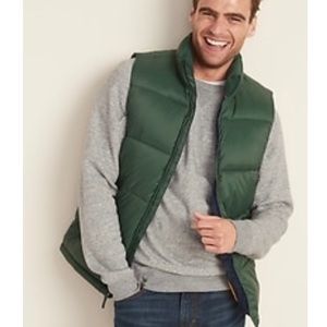 Old Navy Green Puffer Vest
